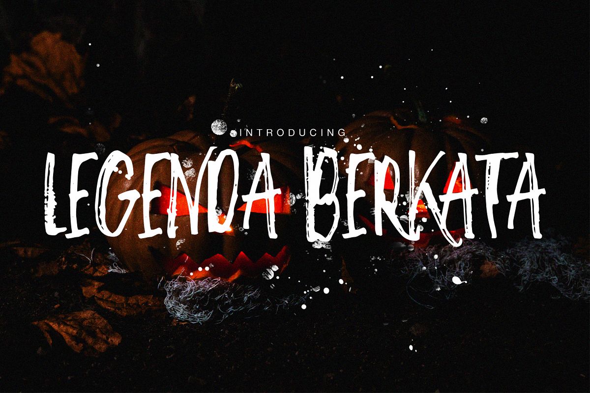 Legenda Berkata Rough Font example image 1