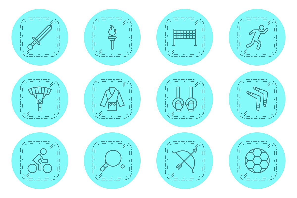 Set Of Sports And Game Icons example image 1