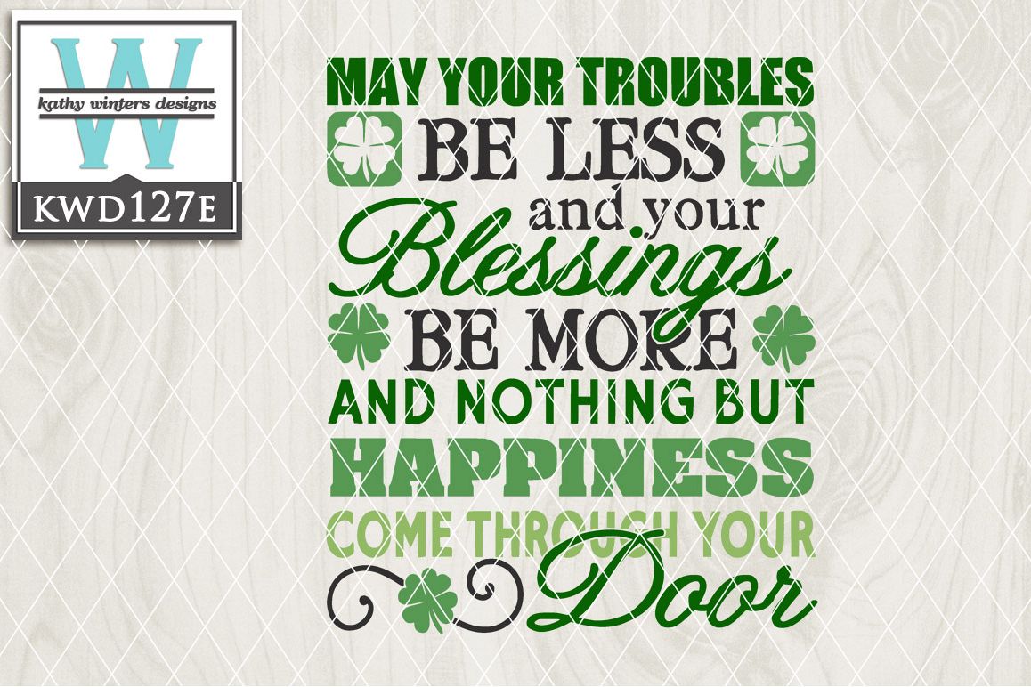St. Patrick's Cutting File KWD127E example image 1