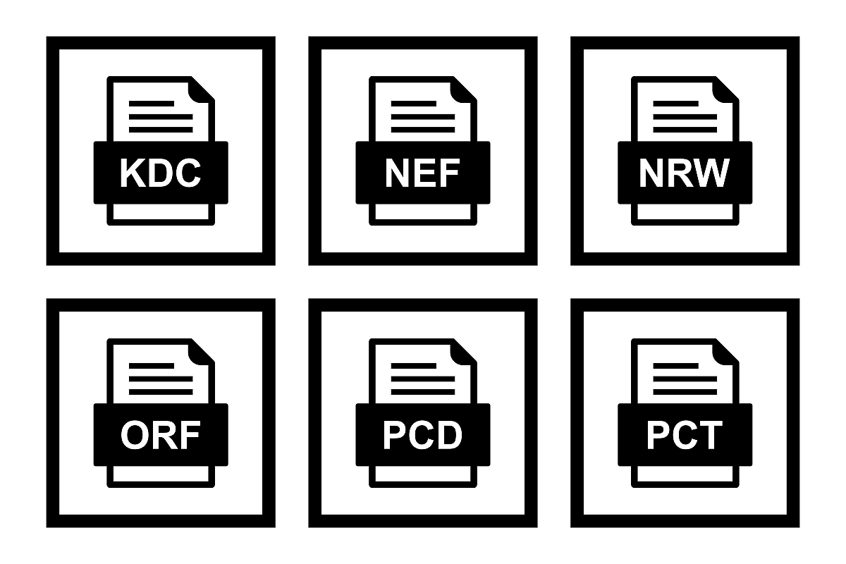 Set Of File Formats Icons example image 1