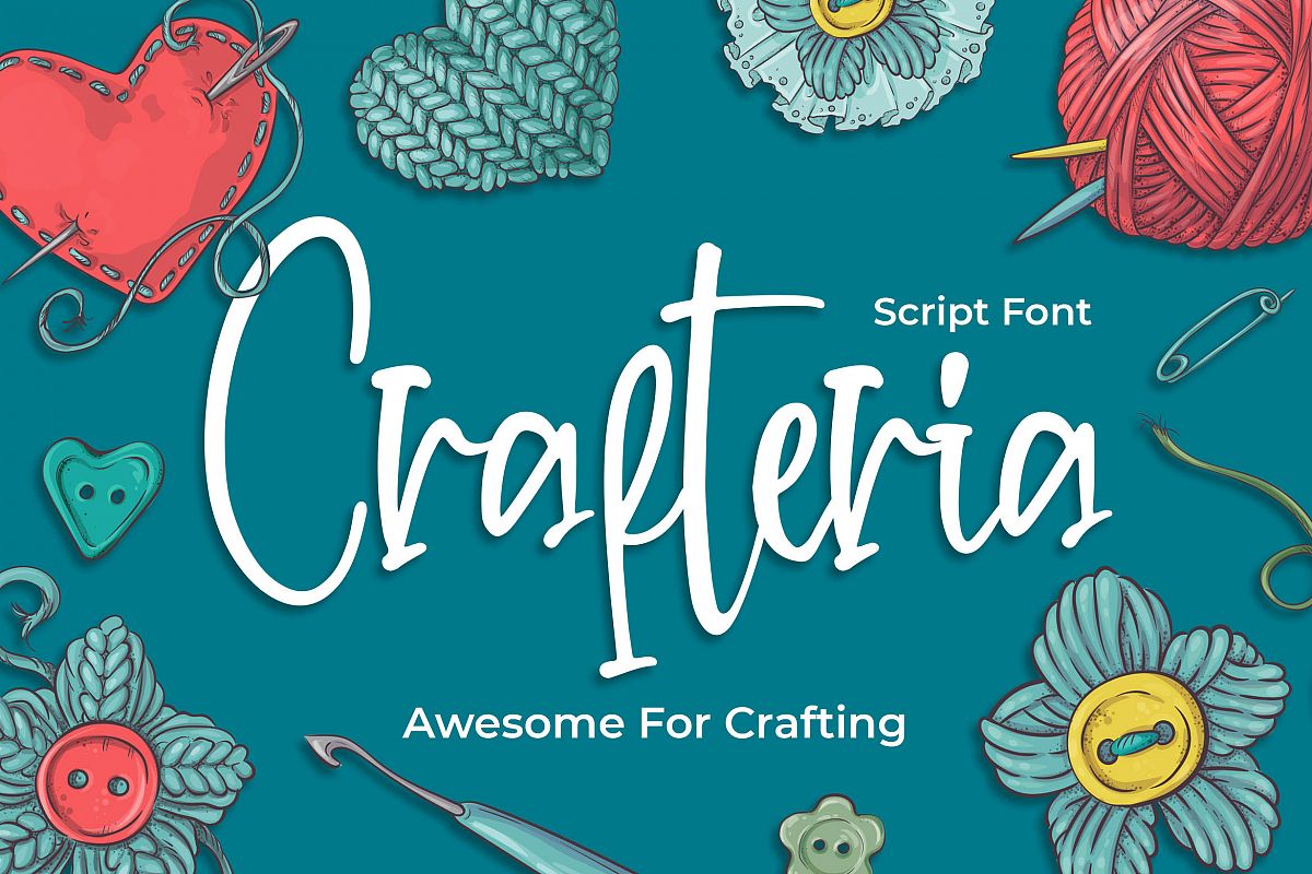 Crafteria Script Font example image 1