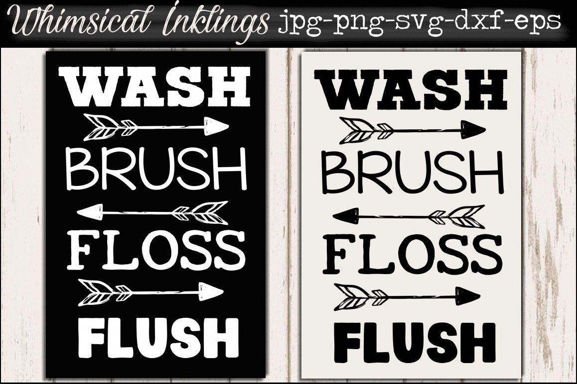 Clean Brush Floss Flush SVG image regarding Wash Brush Floss Flush Free Printable identify Clean Brush Floss Flush SVG