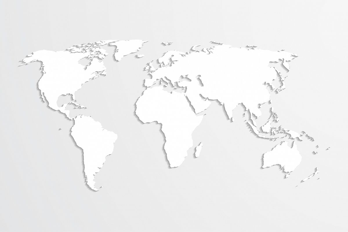 World map, vector. example image 1