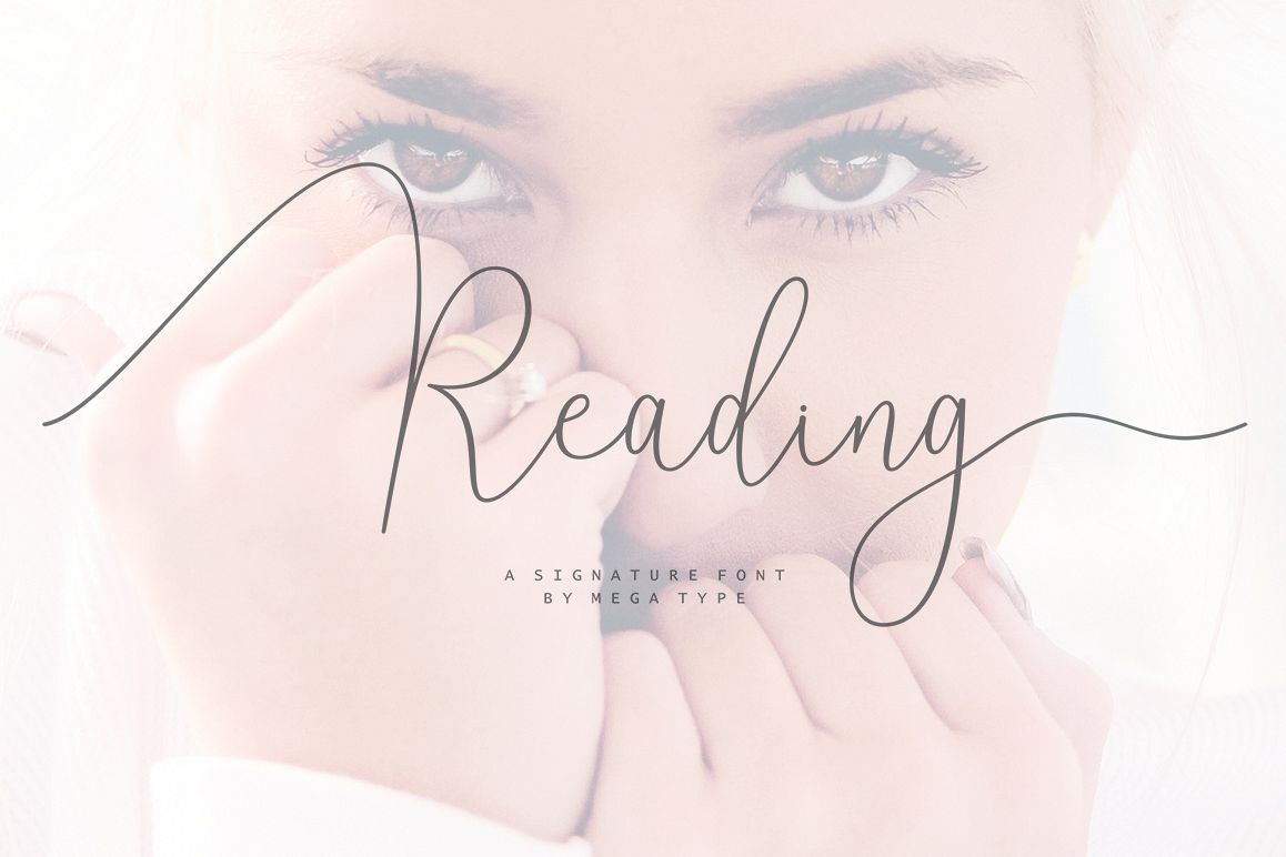 Reading Signatue Font example image 1