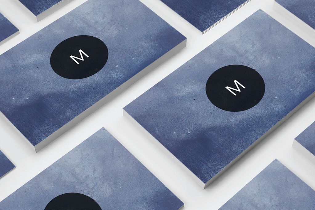 Modern Pattern Texture Beautiful Professional Art Business Card example image 1