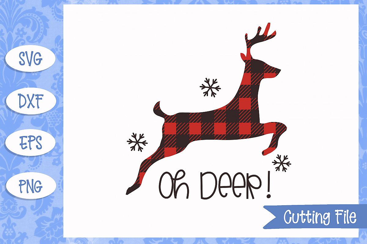 Oh Deer Cut File example image 1