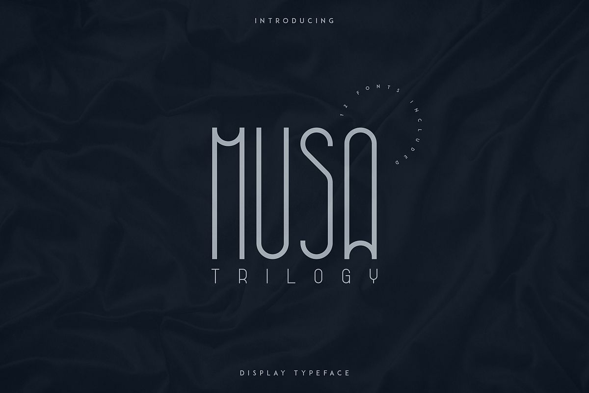 Musa Display Typeface - 12 fonts example image 1