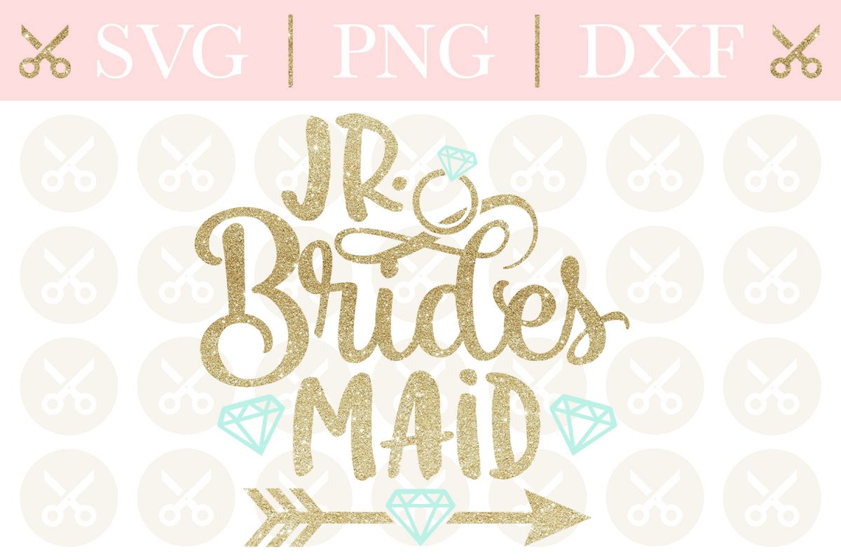 Junior Bridesmaid Svg Wedding Svg Jr. Bridesmaid Svg example image 1