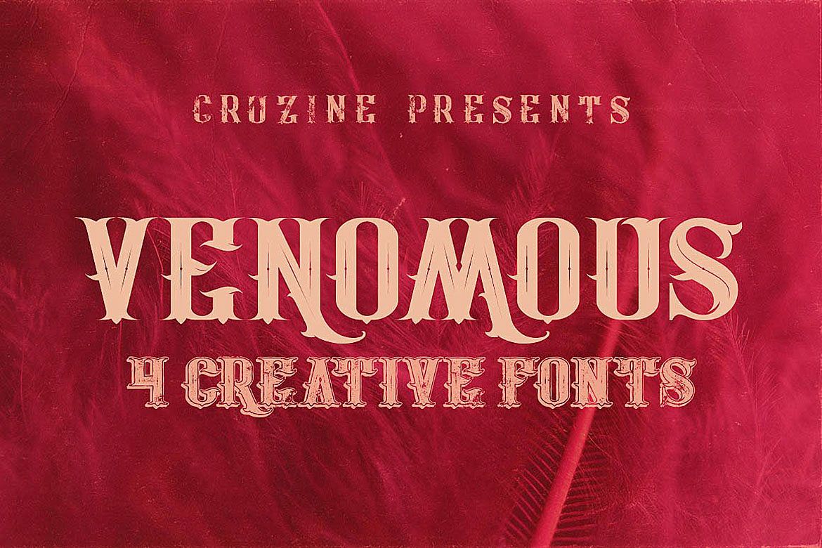Venomous Typeface example image 1