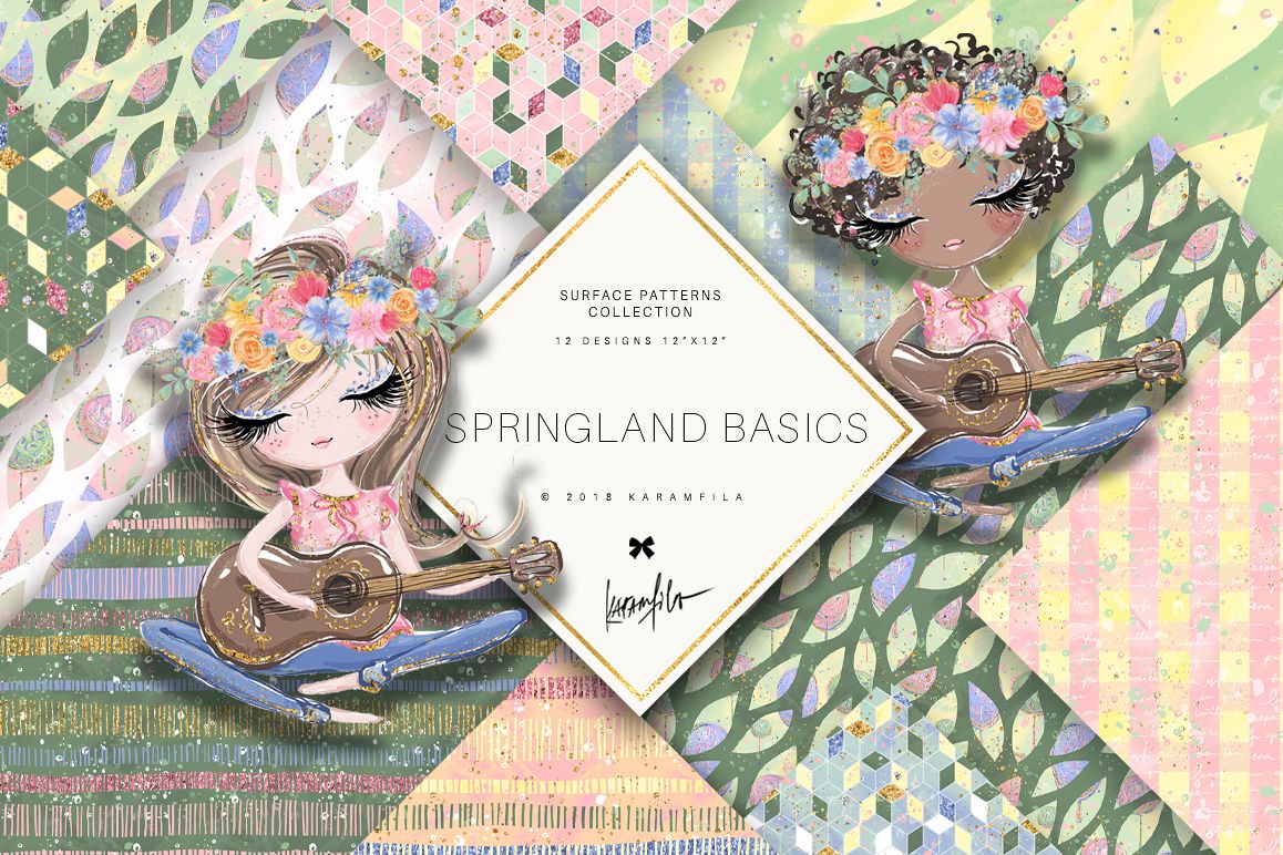 Karamfila's Springland Basic Patterns example image 1