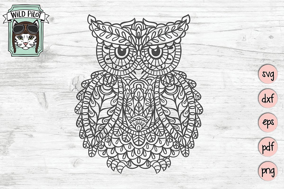 Free Free 222 3D Owl Mandala Svg Free SVG PNG EPS DXF File