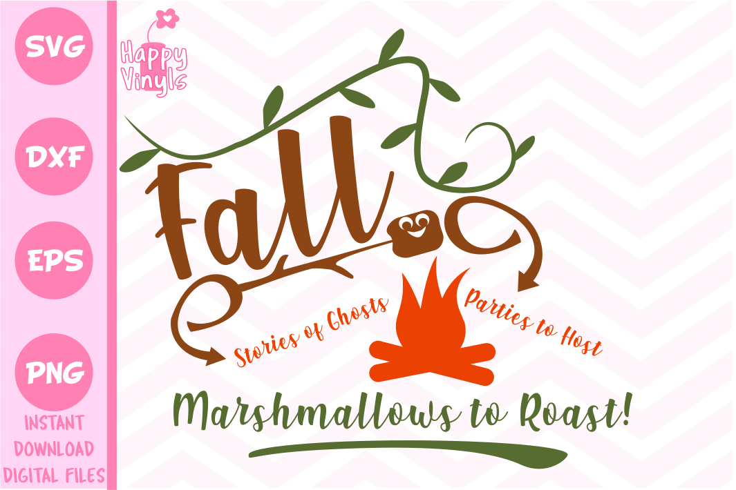 Download Fall SVG Cute SVG Fall Marshmallows to Roast