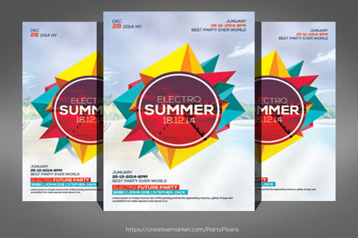 Big Summer Party Flyer example image 1