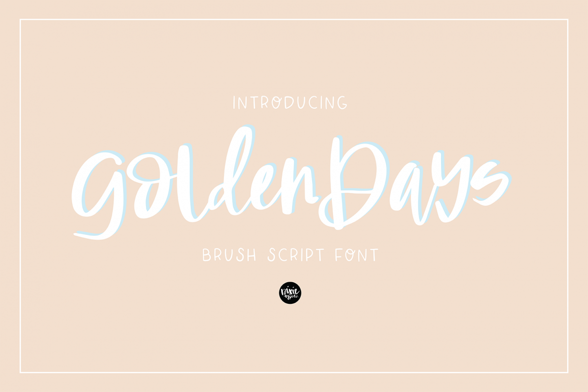 GOLDEN DAYS Signature Script .OTF Font example image 1