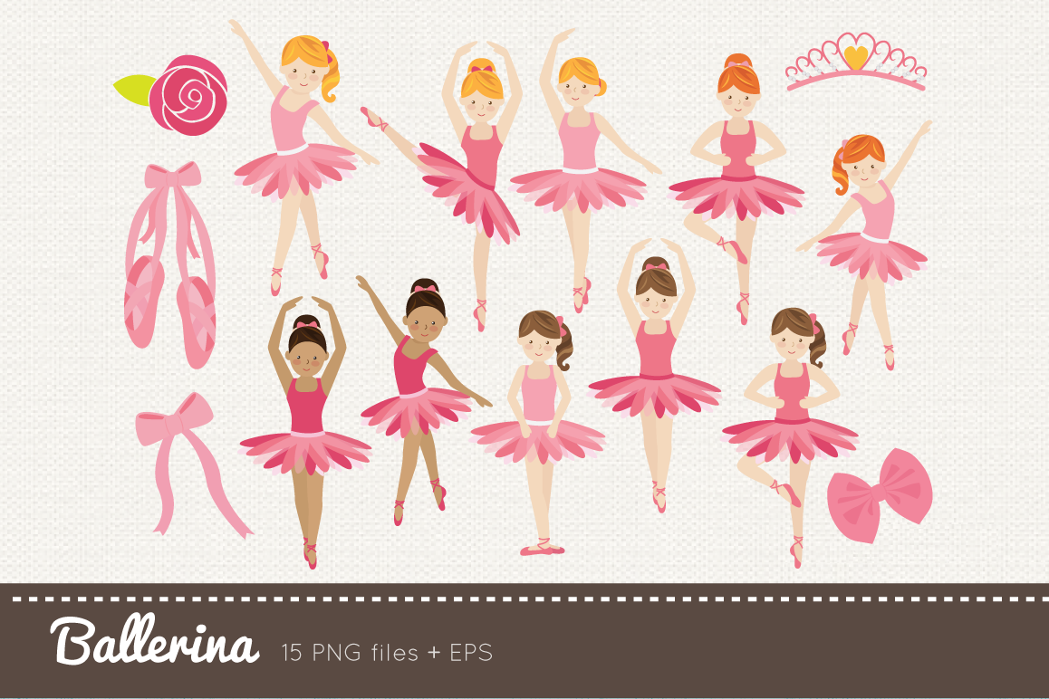 Ballerina Clipart example image 1