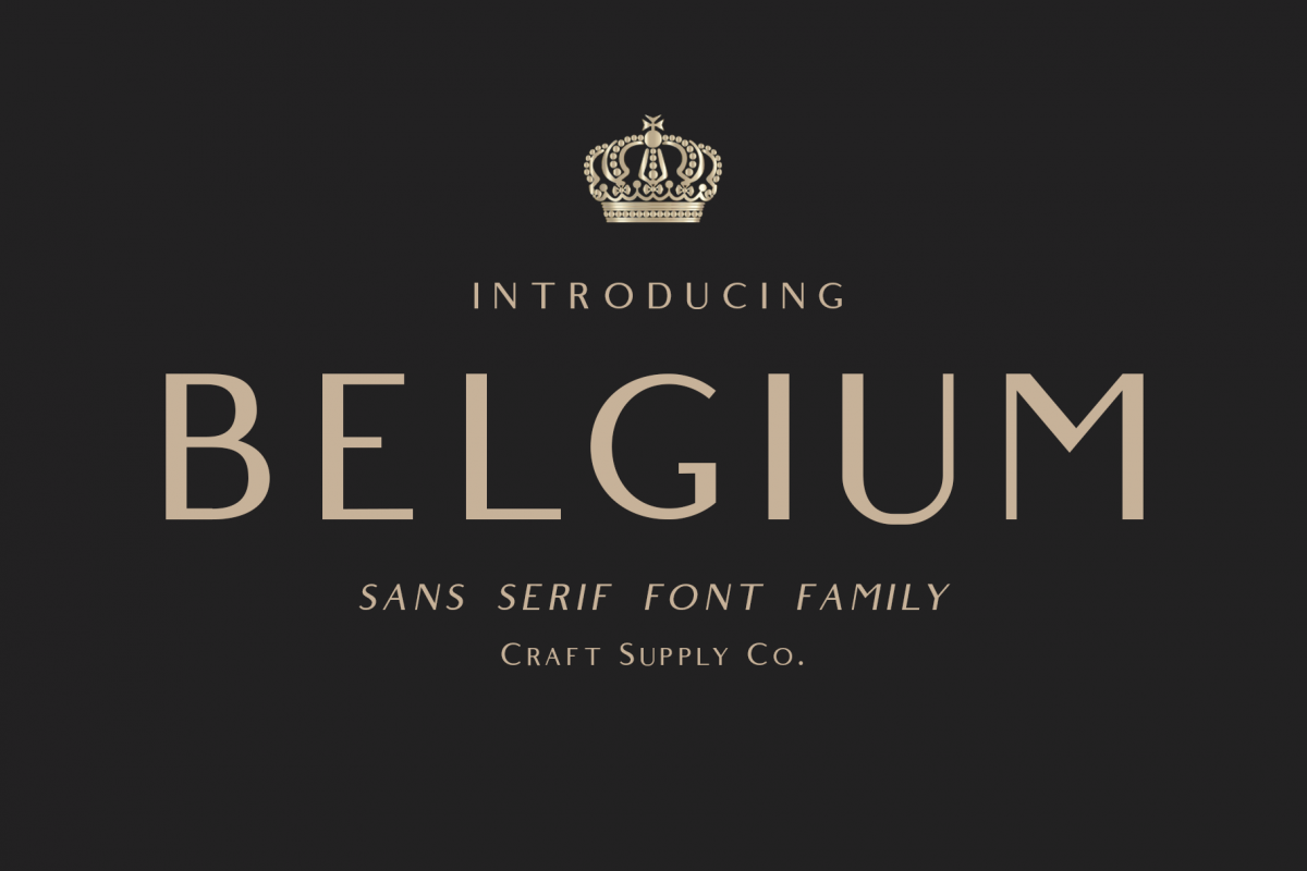 Belgium Font Family example image 1