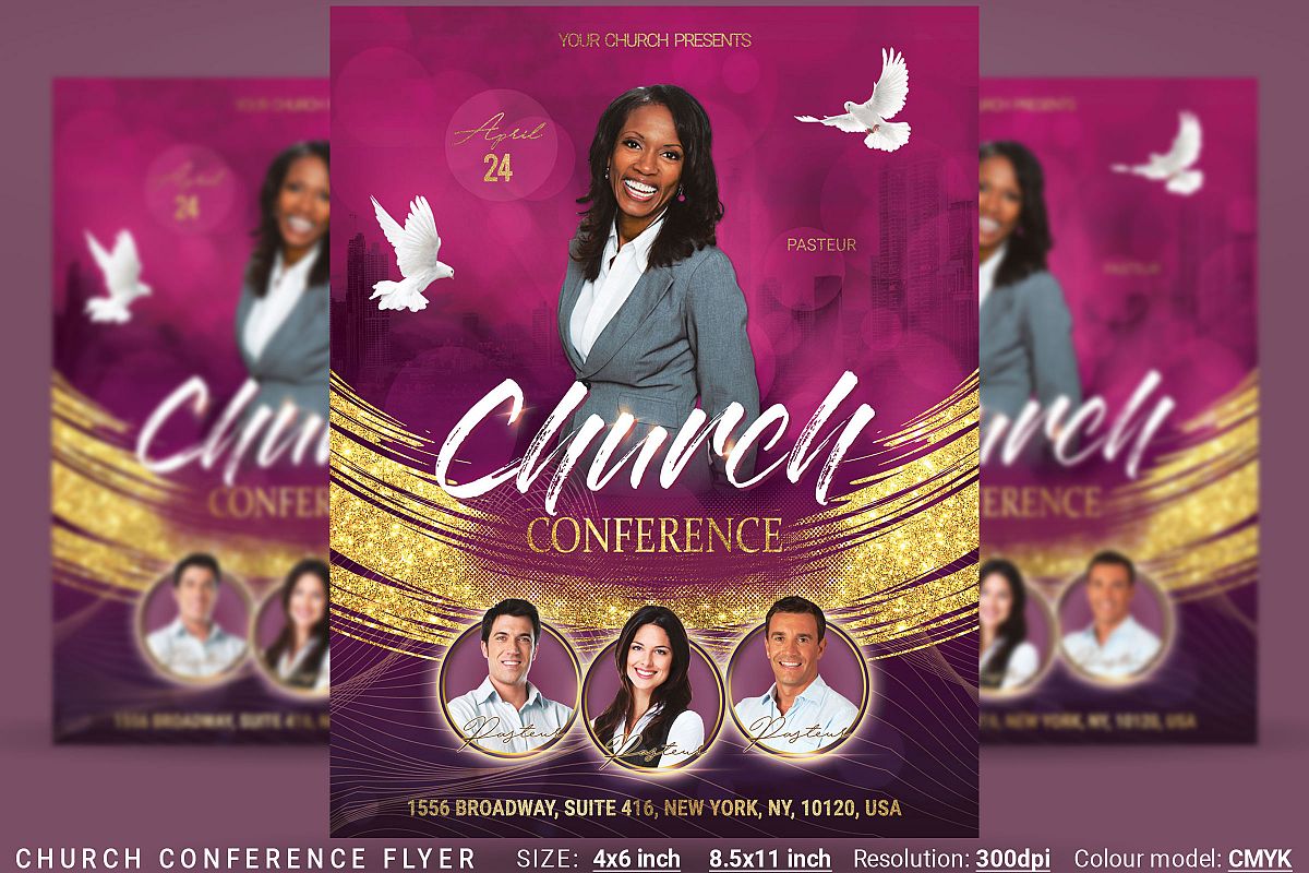 Church Conference Flyer Poster example image 1