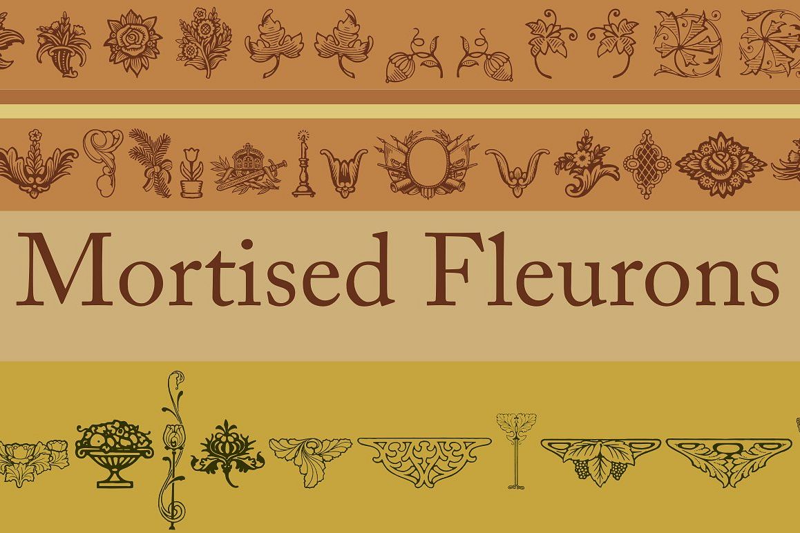 Mortised Fleurons example image 1