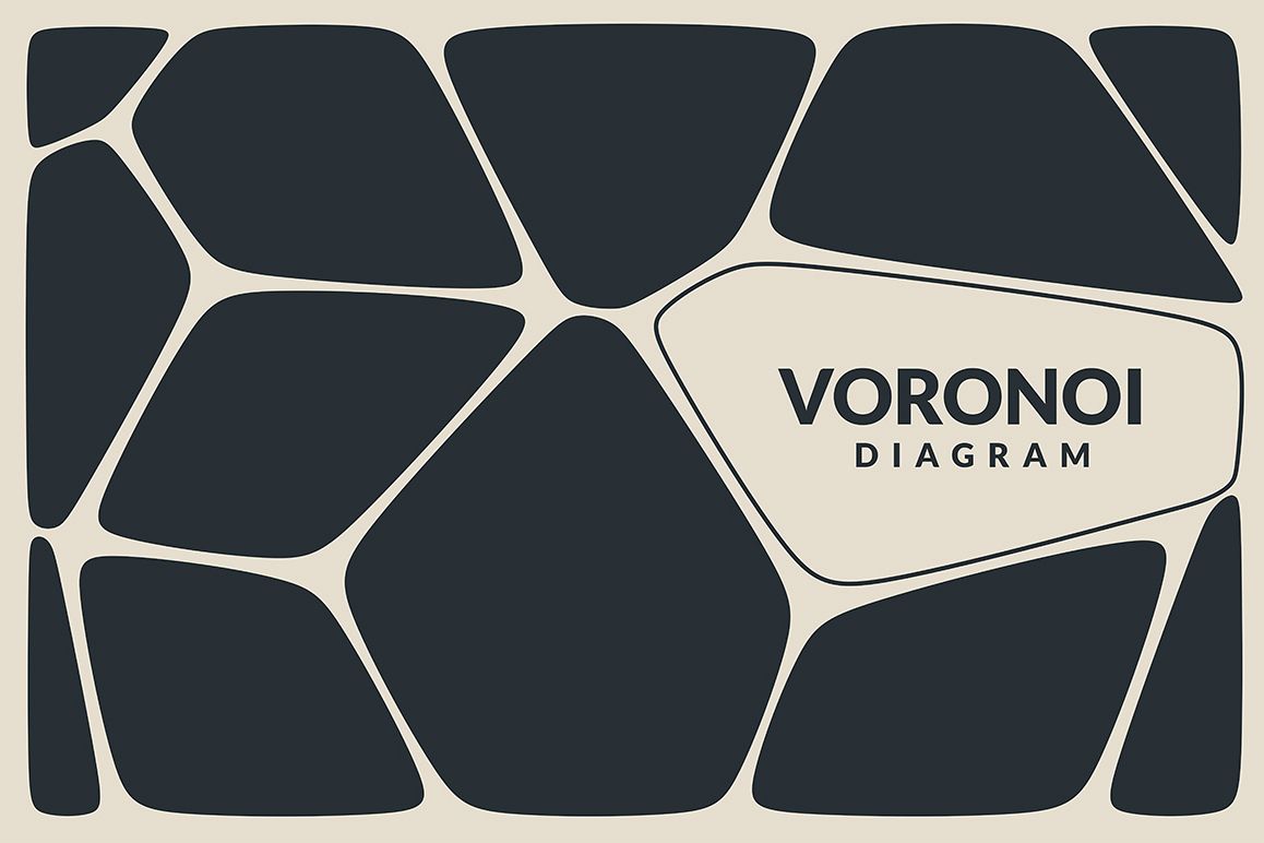 Voronoi Diagram Vector Backgrounds example image 1