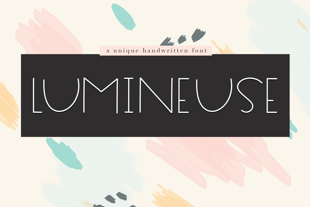 Lumineuse - A Thin Handwritten Font example image 1