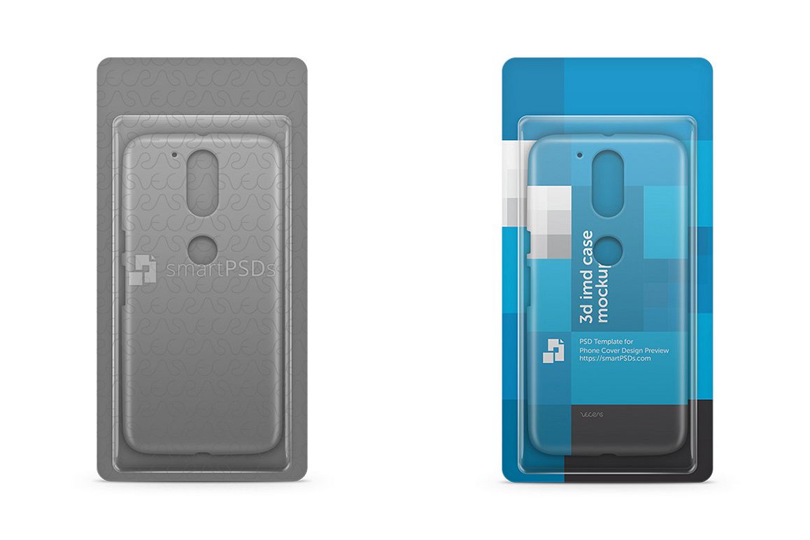 Clamshell Blister Pack Mockup with Phone Case example image 1