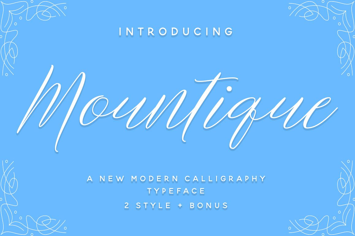 Mountique Typeface example image 1