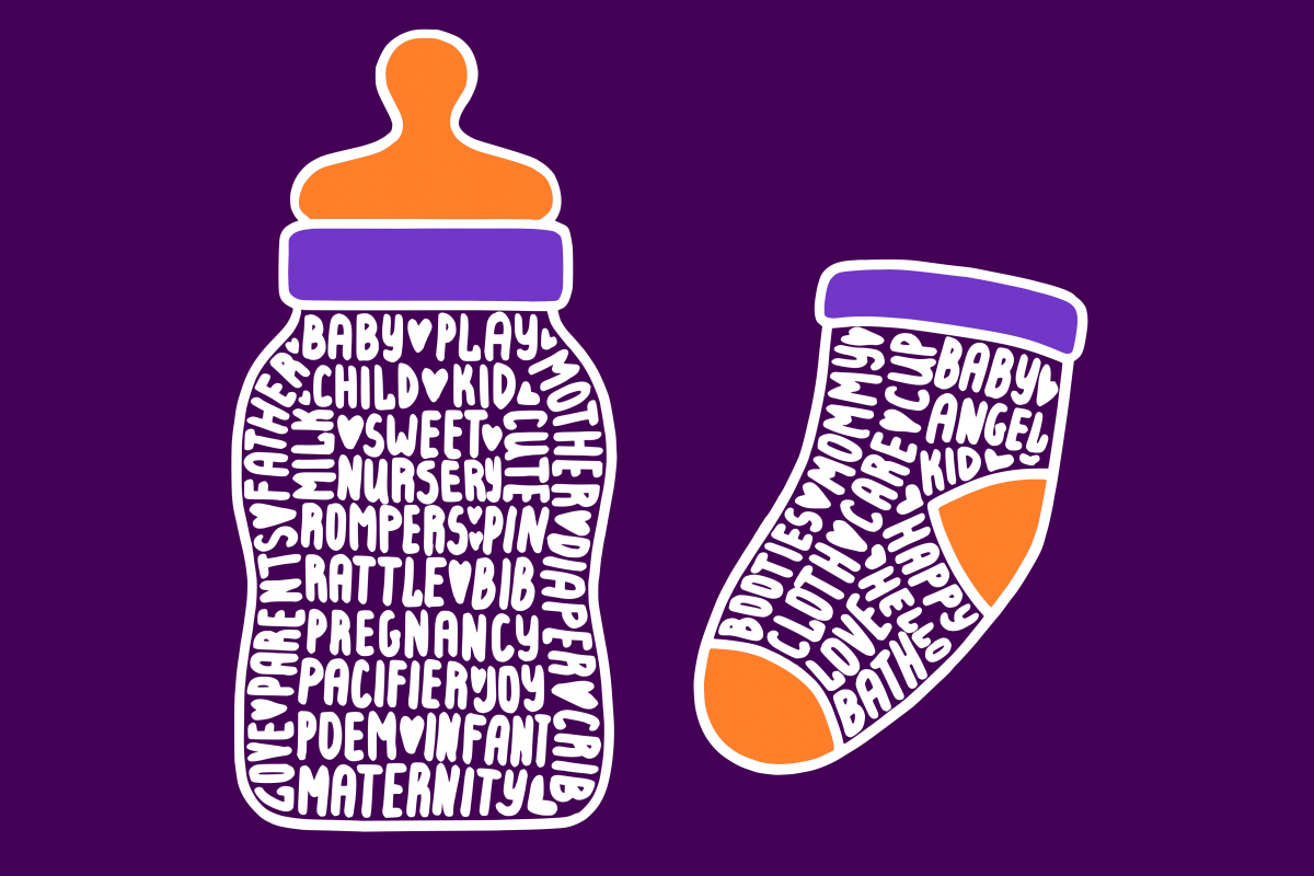Baby bottle svg, baby sock svg, baby svg, child svg, our miracle baby svg