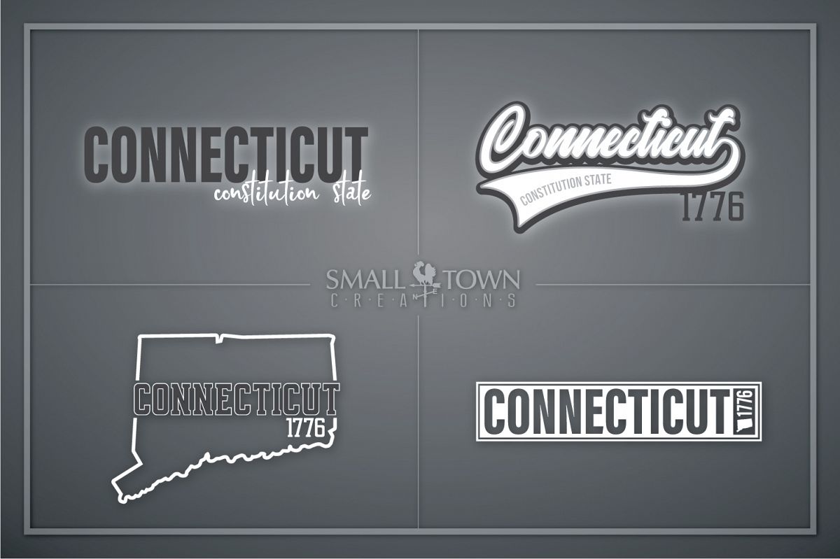 Connecticut, Constitution State slogan, PRINT, CUT & DESIGN example image 1