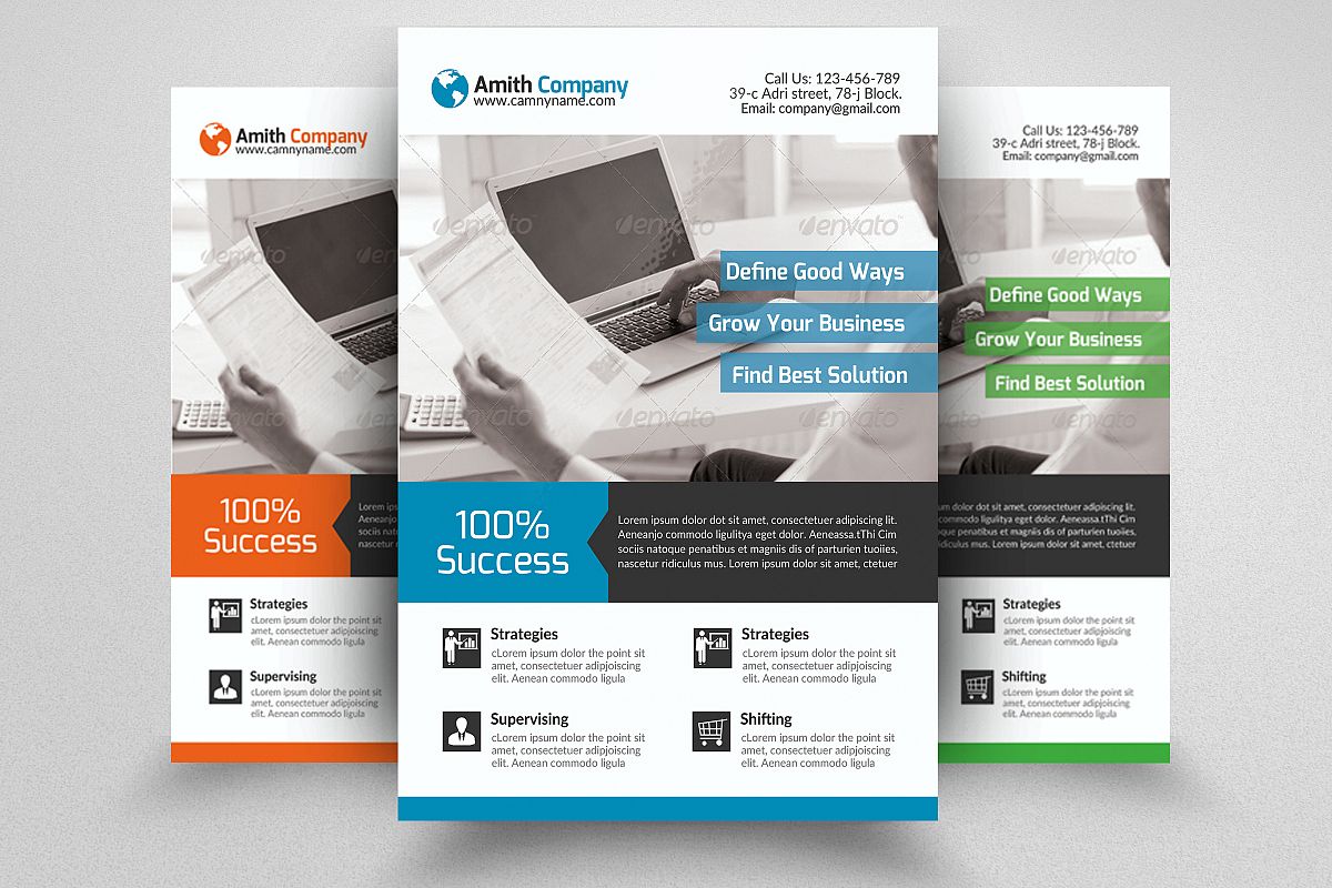 Business Corporate Agency Flyer example image 1