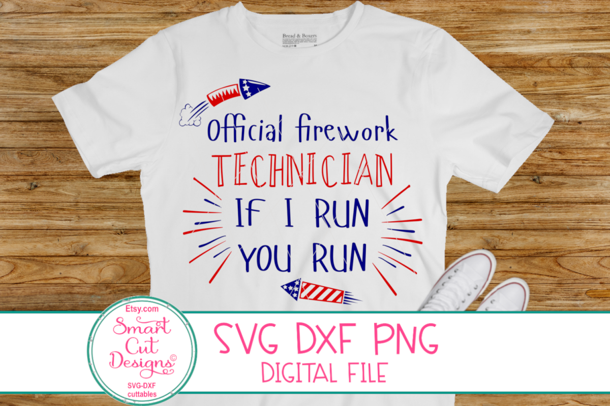 Download Free Official Firework Technician Svg 4th Of July Patriotic Svg SVG DXF Cut File