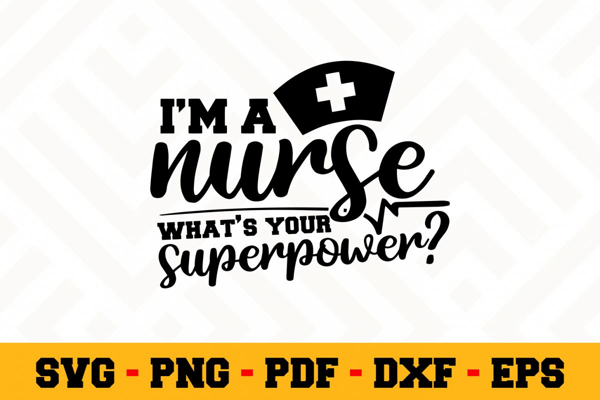 Nurse SVG Design n596 | Nurse SVG Cut File example image 1