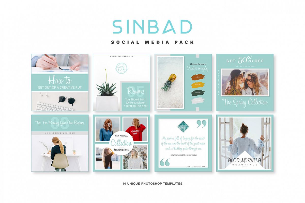 SINBAD Social Media Pack example image 1