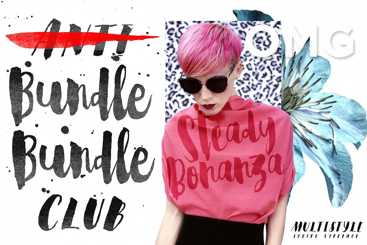 Steady Bonanza Multistyle Fonts example image 1