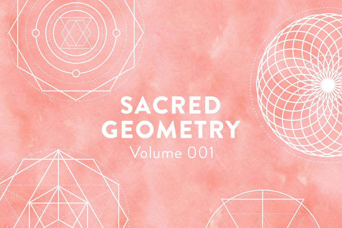 Sacred Geometry Vectors Volume 001 example image 1