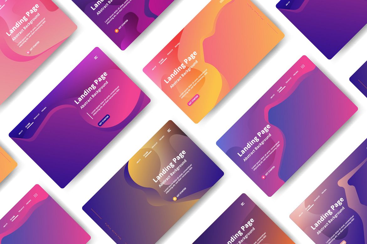 8 Abstract background design example image 1