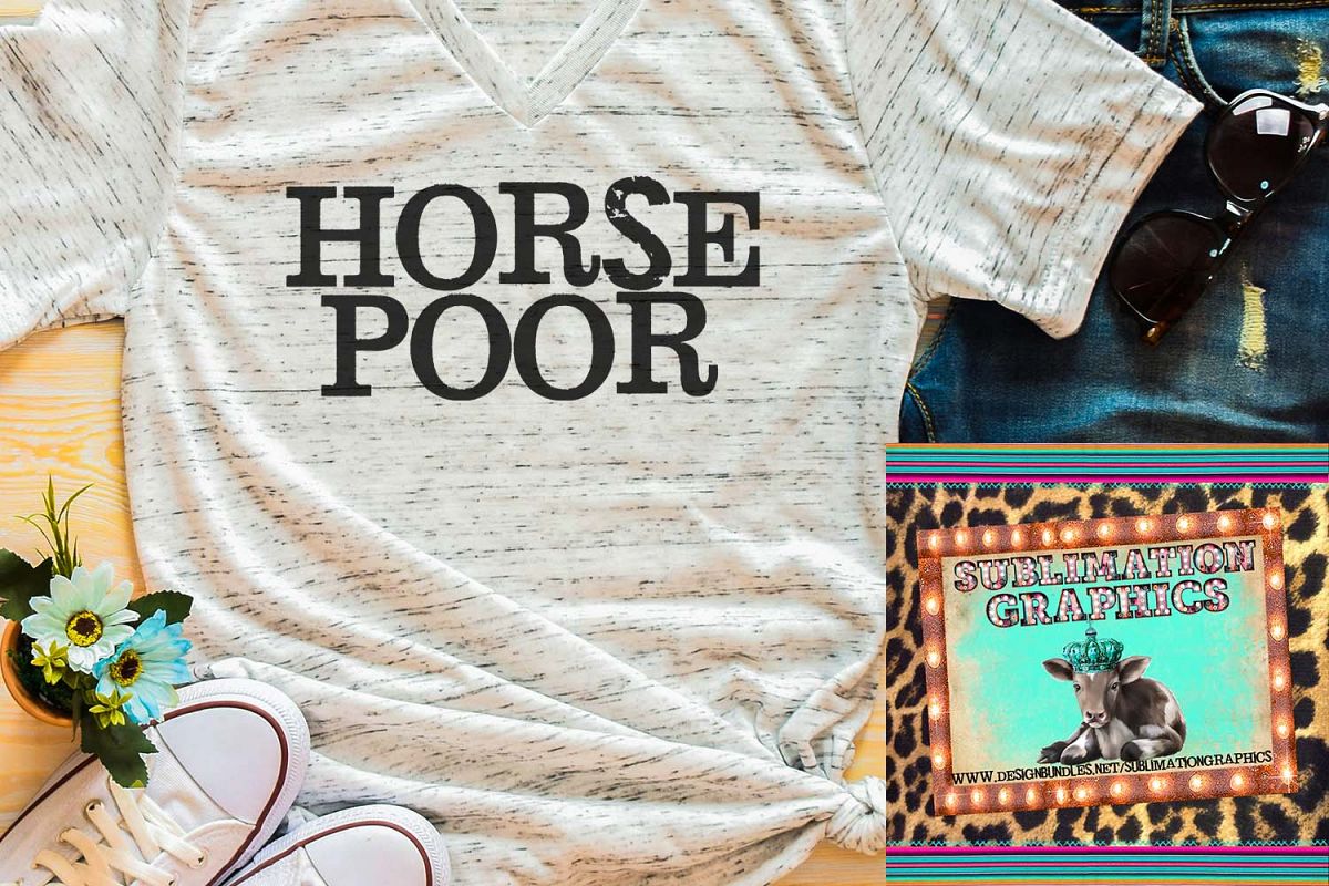 Horse Poor Sublimation Download example image 1
