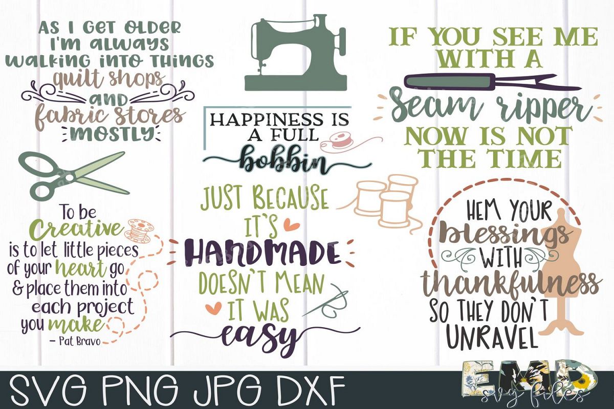 Download Sewing SVG Bundle, Creative SVG Files, Fabric Svg, Quilting