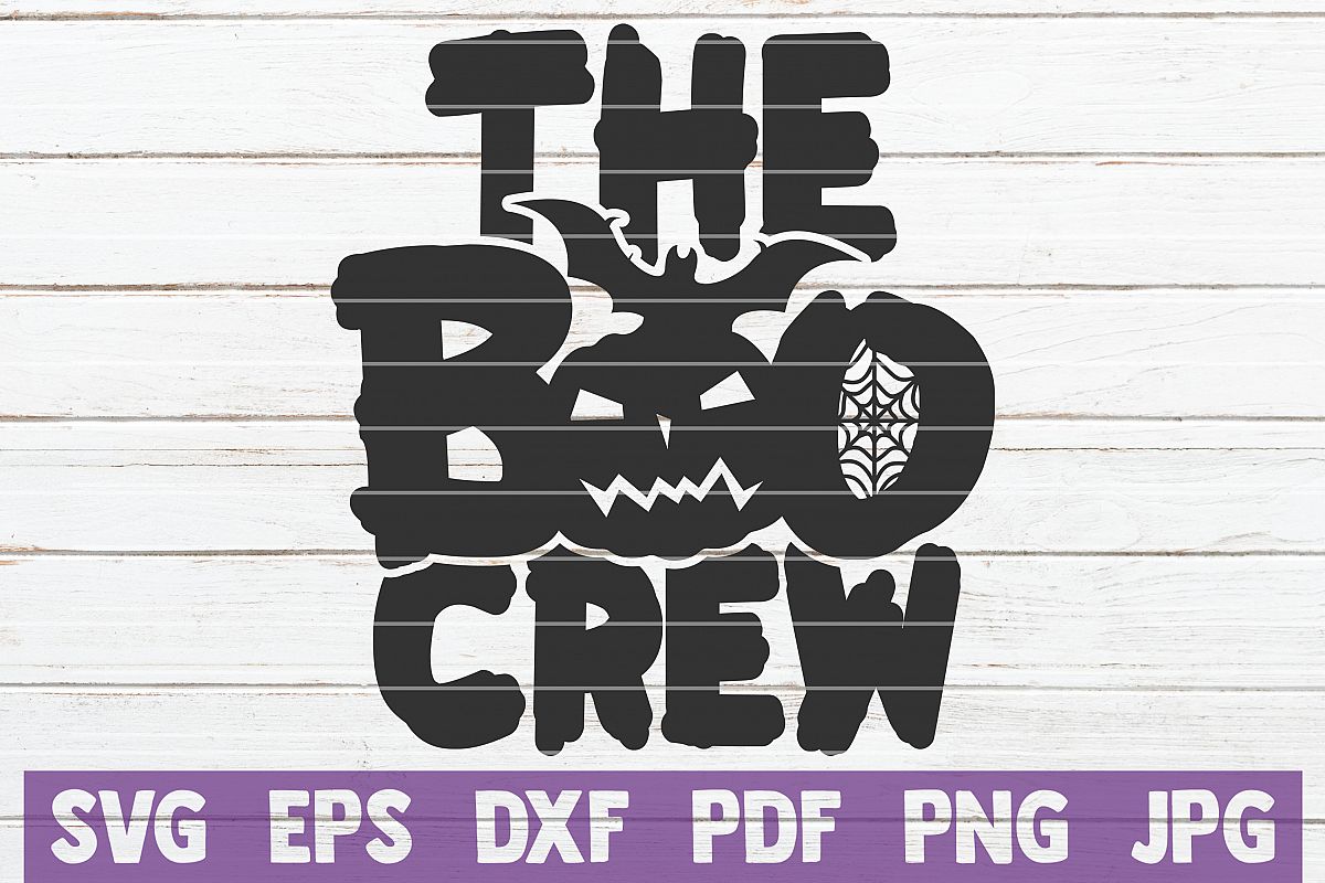 The Boo Crew SVG Cut File example image 1