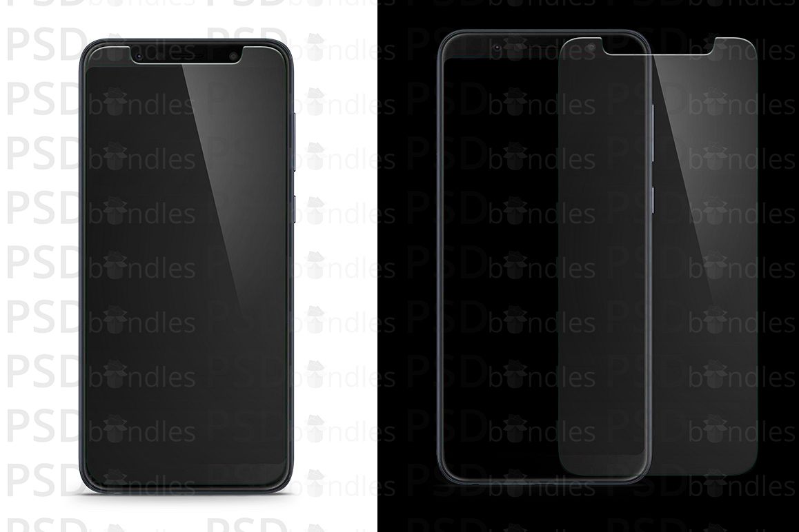 Asus Zenfone Max Pro M1 Tempered Glass Template example image 1