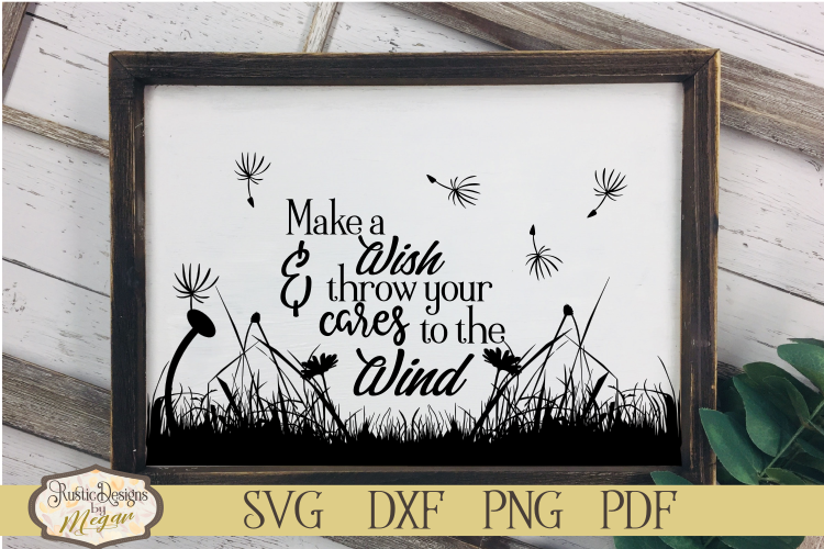 Make A Wish Inspirational SVG cut file example image 1