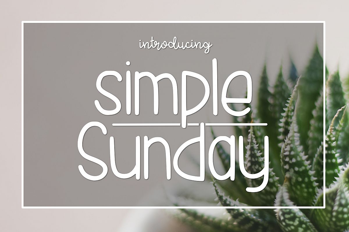 Simple Sunday example image 1