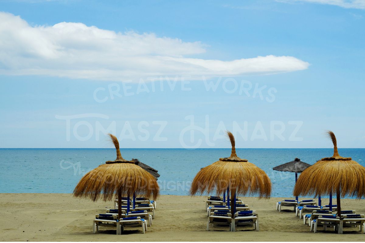 Umbrellas On The Beach example image 1
