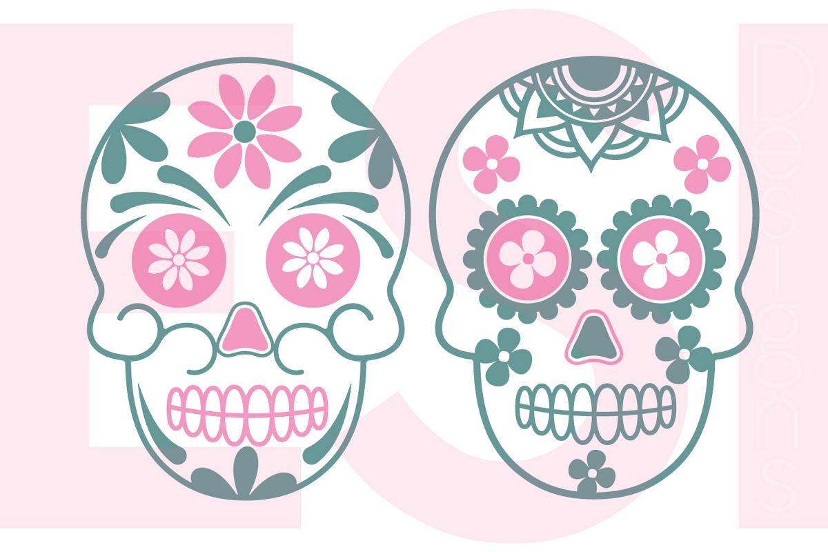 Download Sugar Skull Design Set (2309) | SVGs | Design Bundles