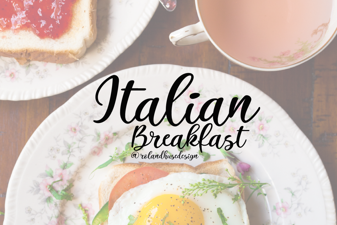 Italian Breakfast example image 1