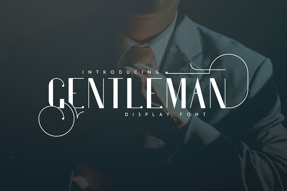 Gentleman font 10 Logo Templates example image 1