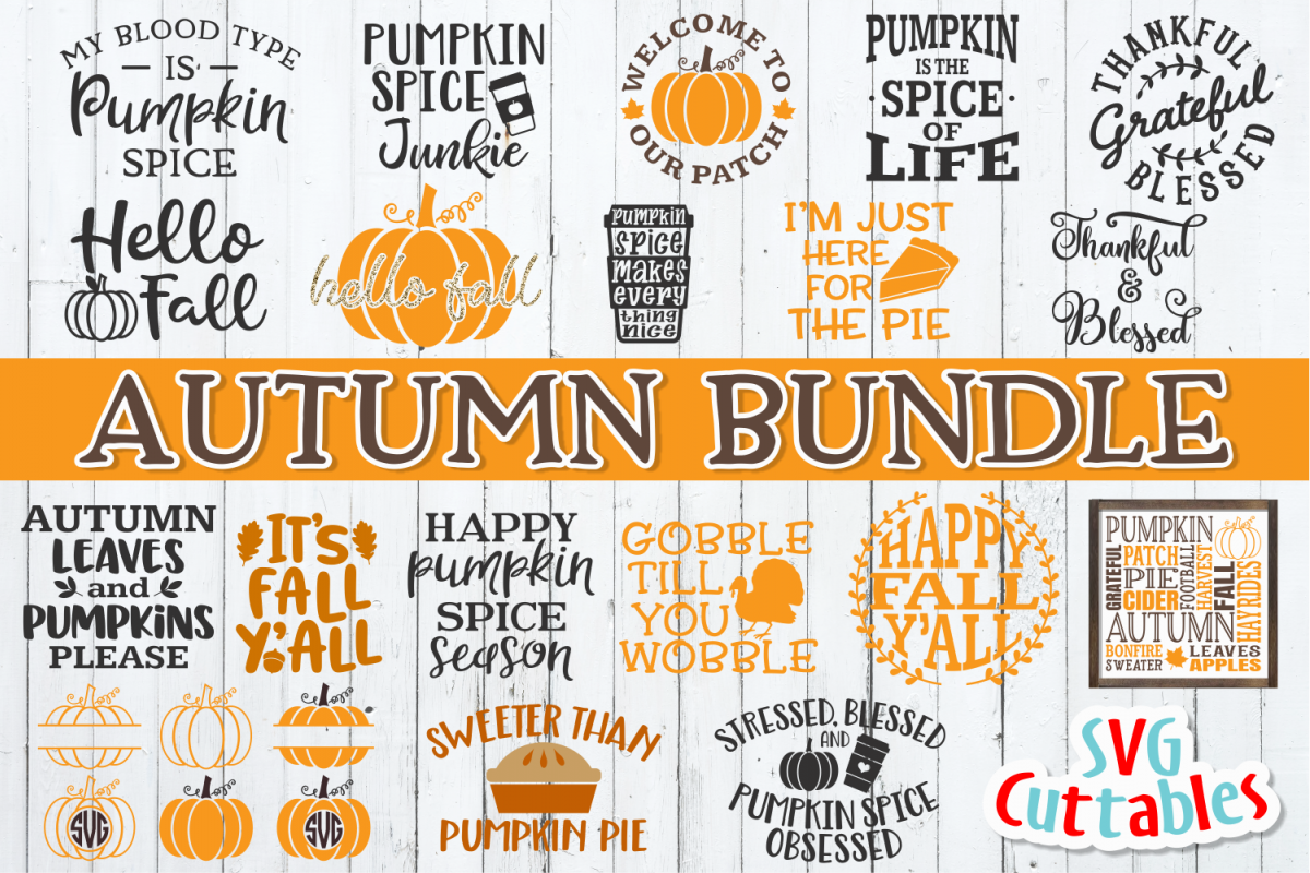 Autumn Bundle| Fall Bundle | Cut Files example image 1