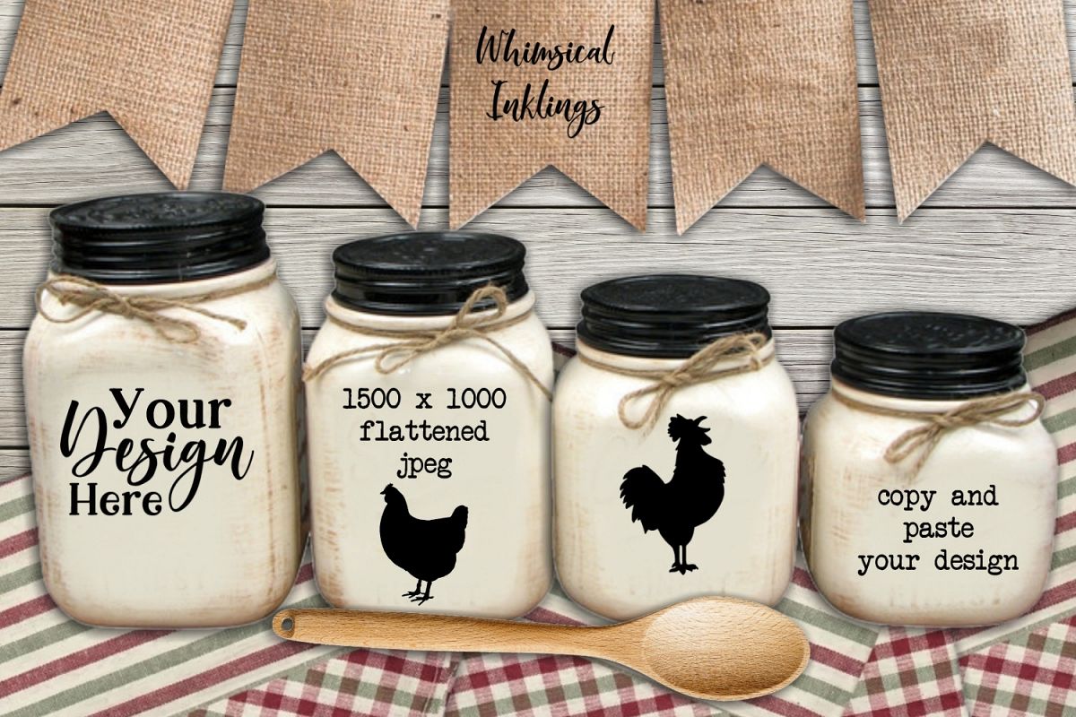 Country Canisters Mock Up example image 1