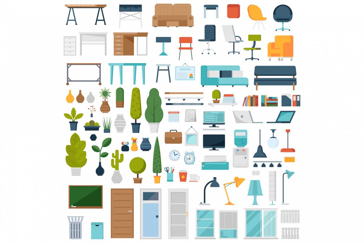 Home and Office Interior Elements Constructor example image 1