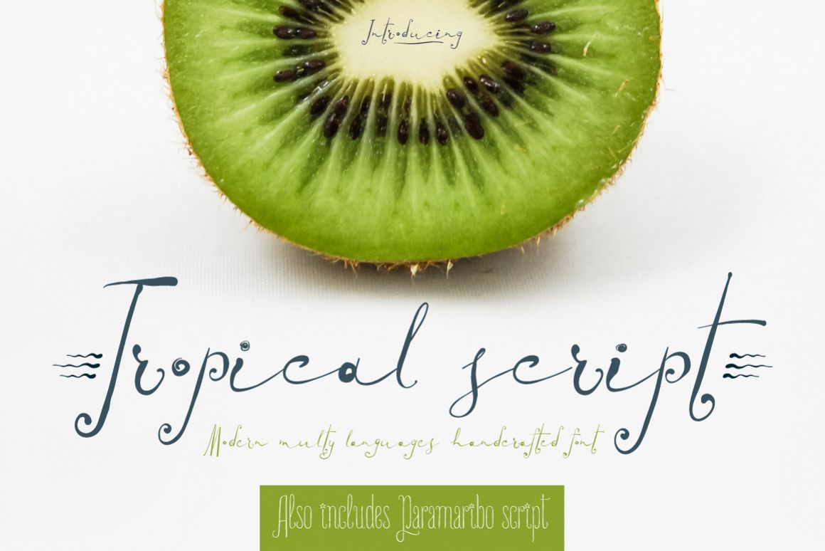 TROPICAL script example image 1