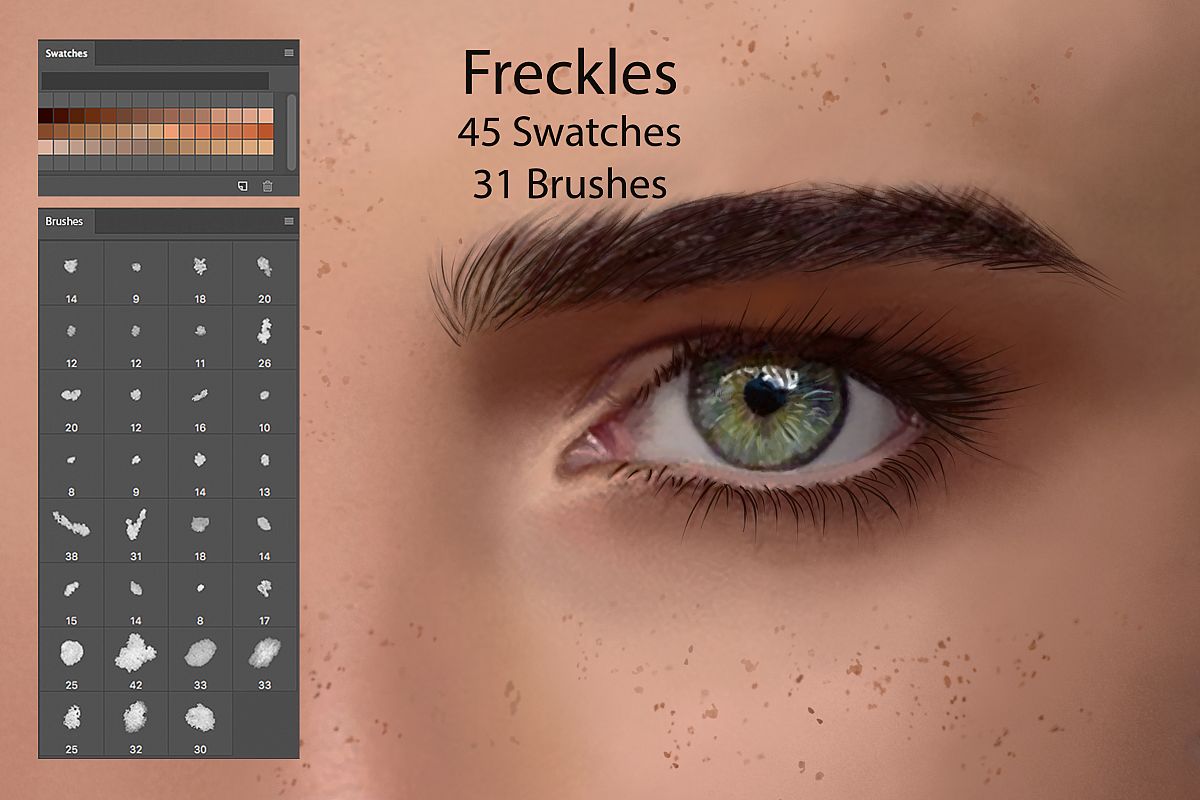 Freckles Ps Swatches for DigitalPainting example image 1